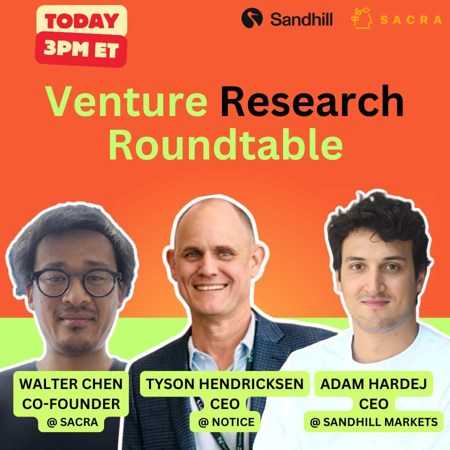 [Live Now] Venture Research Roundtable