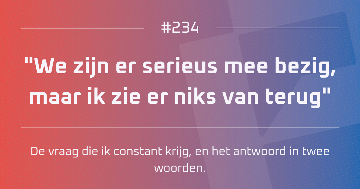 AI #234 | "We zijn er serieus mee bezig, maar ik zie er niks van terug"