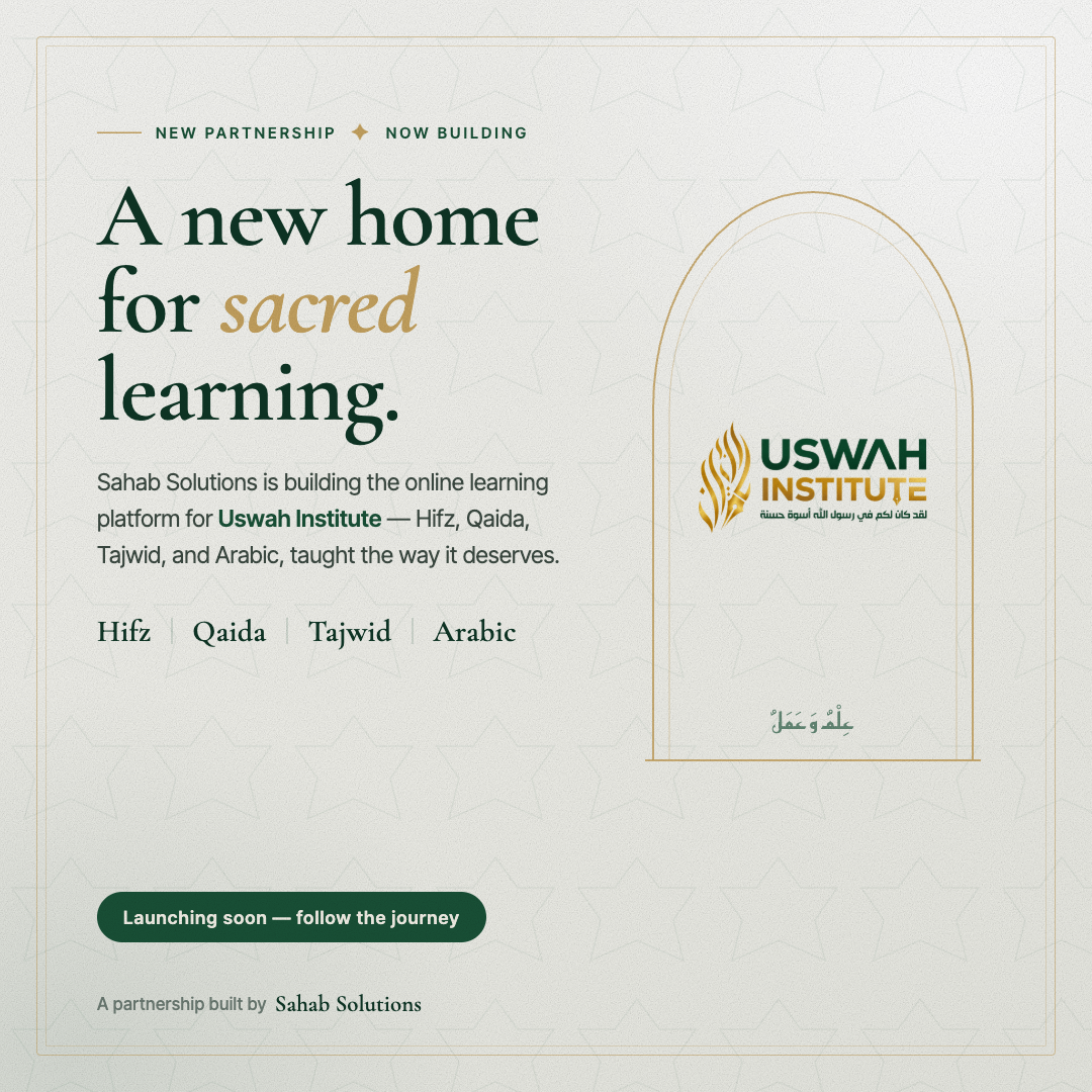 Uswah Institute - a new home for sacred learning, built by Sahab Solutions