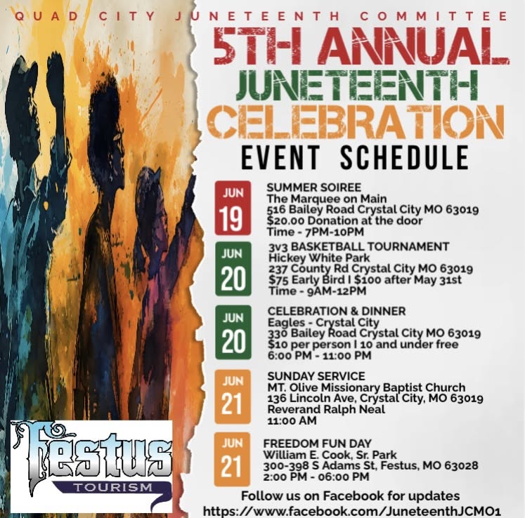 Juneteenth June 19th, 20th, 21st