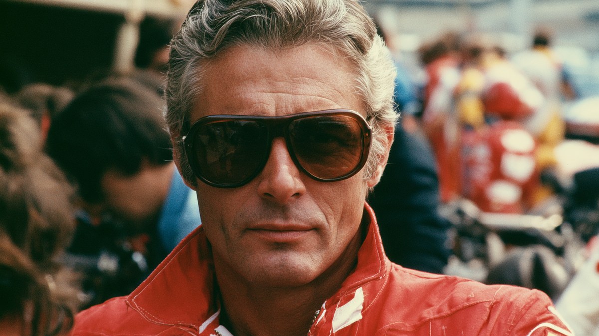 Man wearing oversized sunglasses on a sunny street