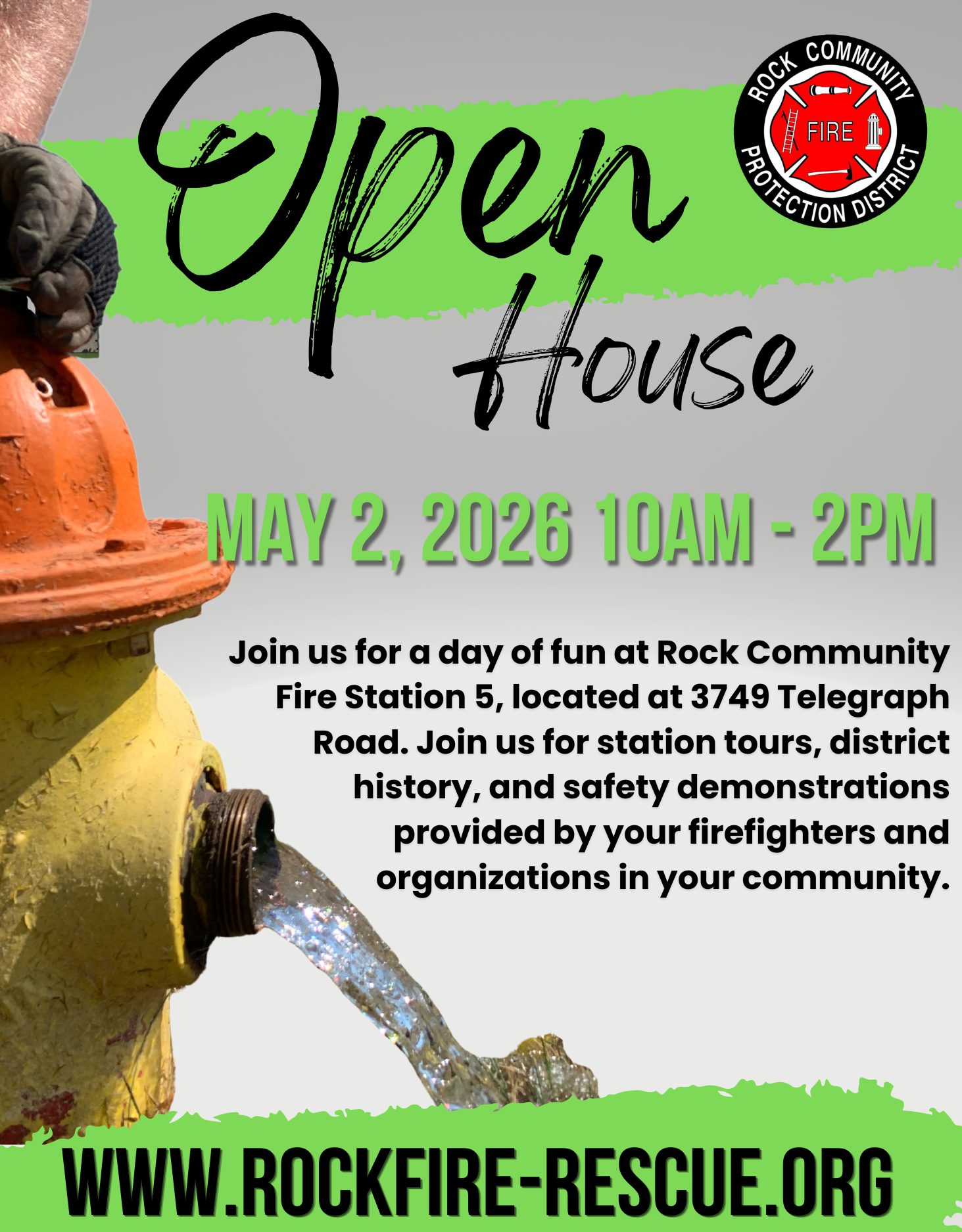 Arnold emergency preparedness open house flyer