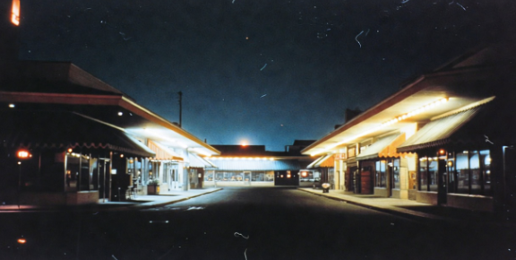 Prince George’s Plaza After Dark, Hyattsville, 1959