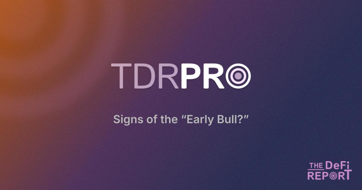 Signs of the "Early Bull?"