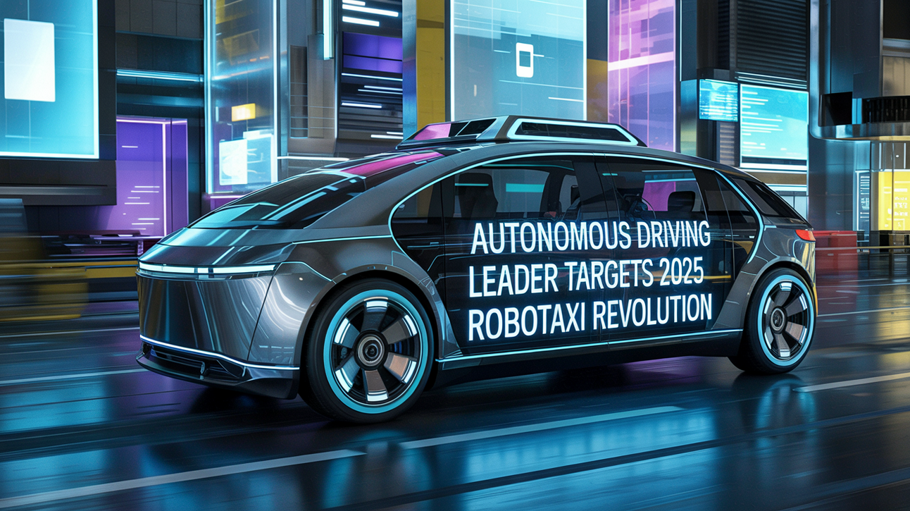 Autonomous Driving Leader Targets 2025 Robotaxi Revolution