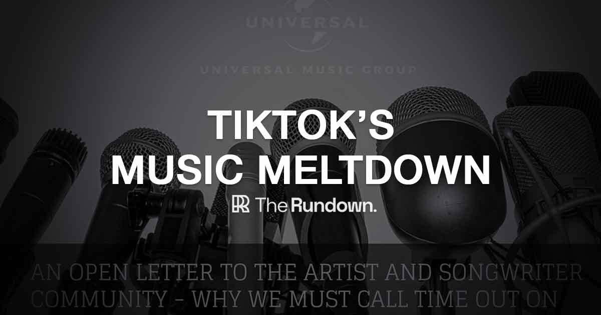 TikTok's music meltdown