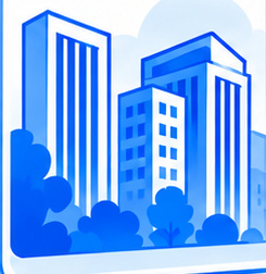 Banking and financial-services buildings.