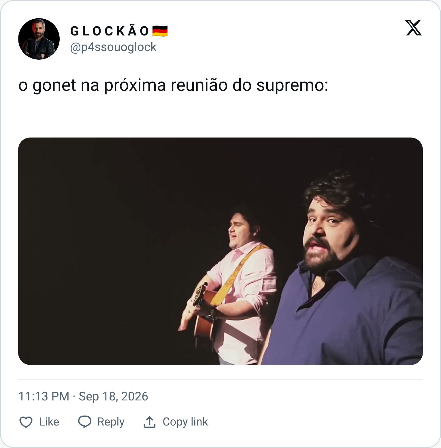 Tweet screenshot