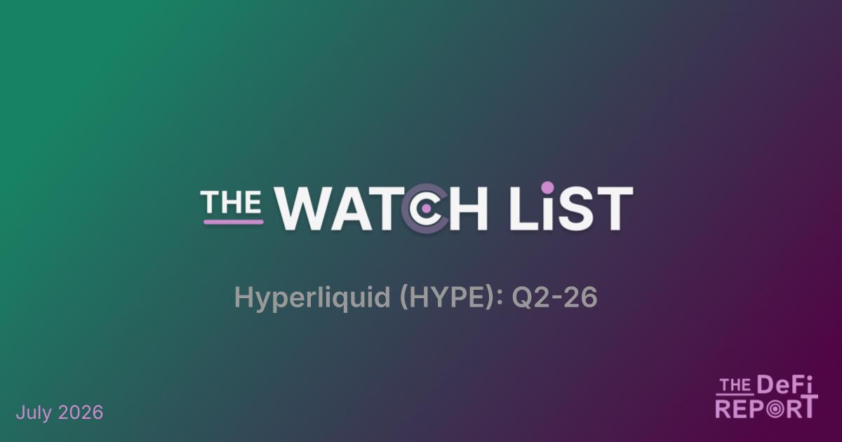 The Watch List: Hyperliquid Q2 Update