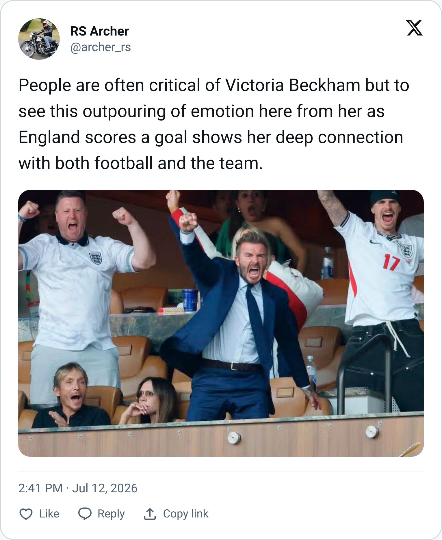 Tweet screenshot