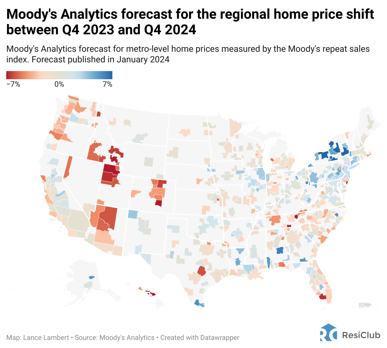Moody's Analytics chief economist Mark Zandi walks back his bearish home forecast 'prices will