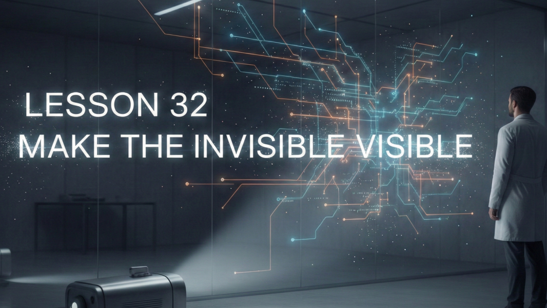 Lesson 32: Make The Invisible Visible