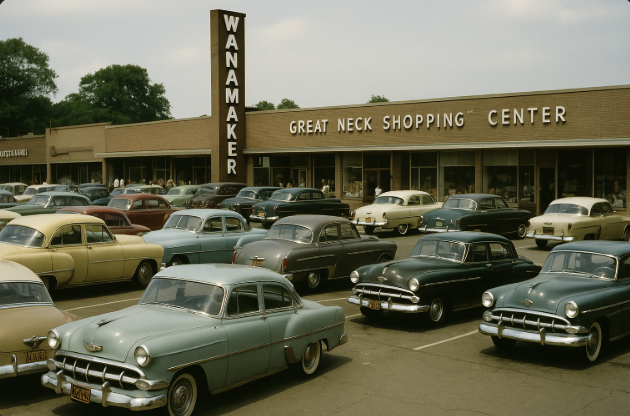 Great Neck Shopping Center, Long Island, 1952