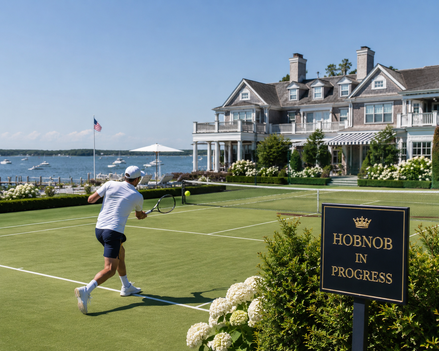 Hobnob in the Hamptons with Claude