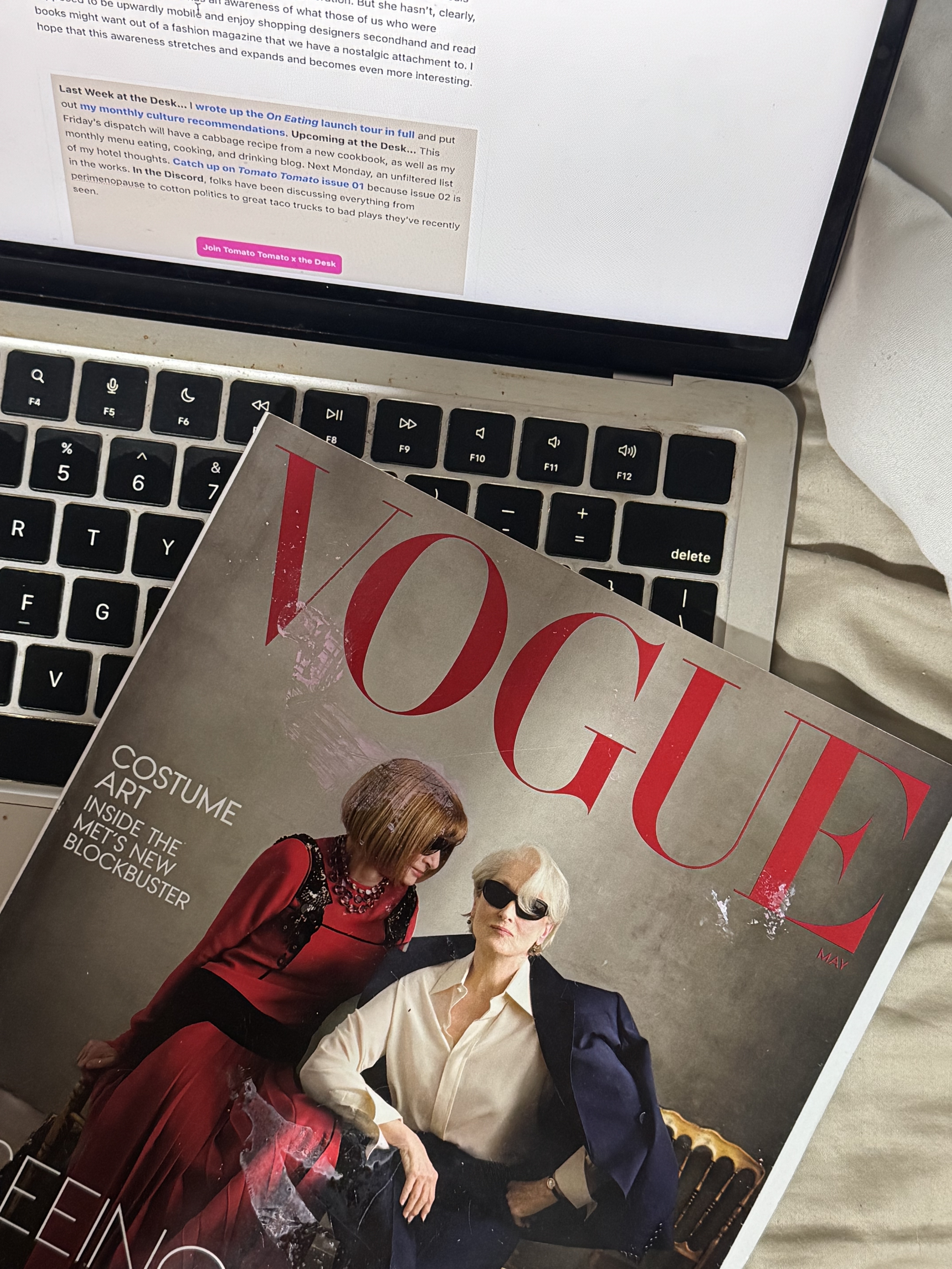 VOGUE　2冊 On Vogue, 'The Devil Wears Prada 2,' & Magazine Dreams