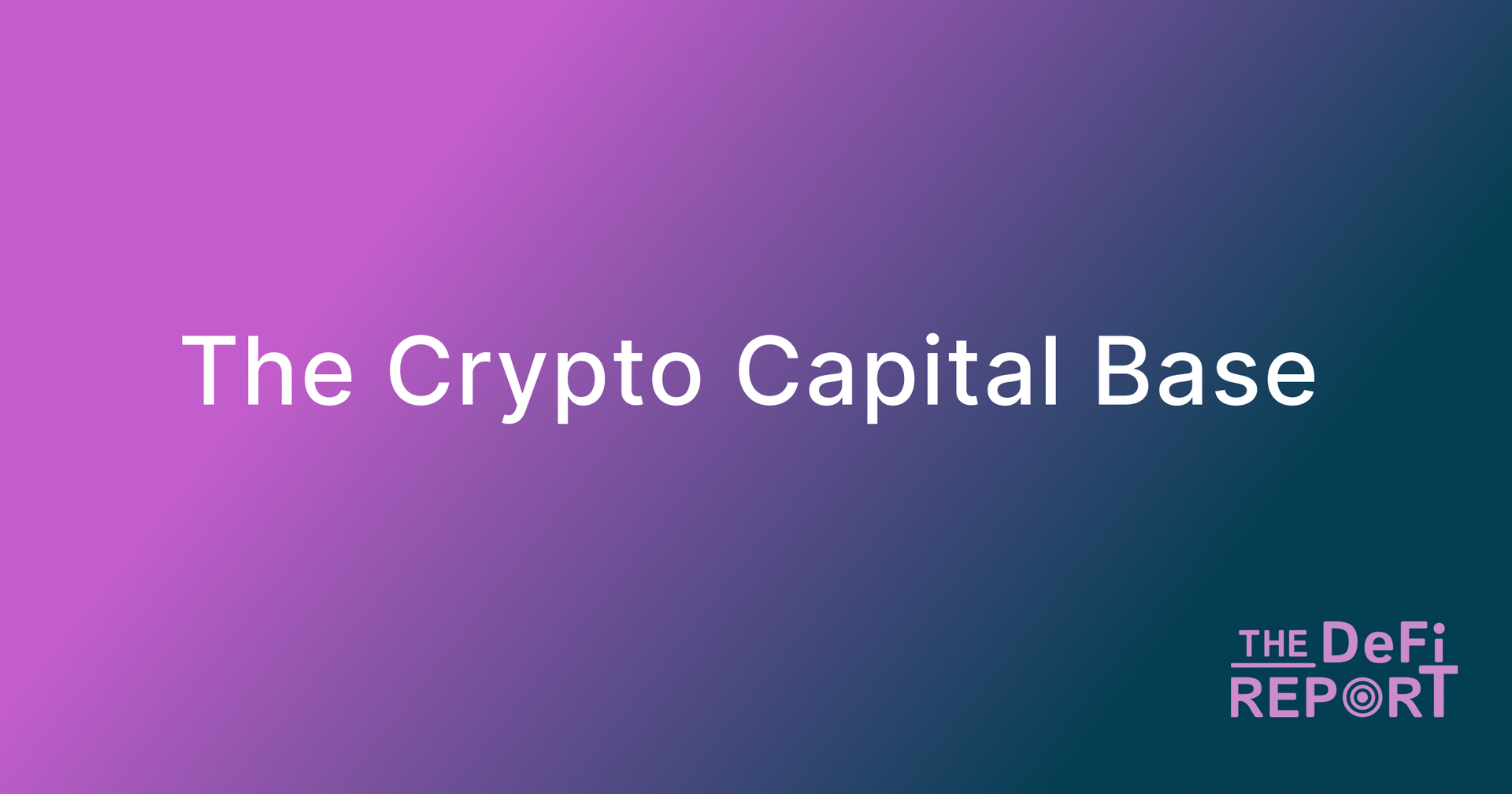 The Crypto Capital Base