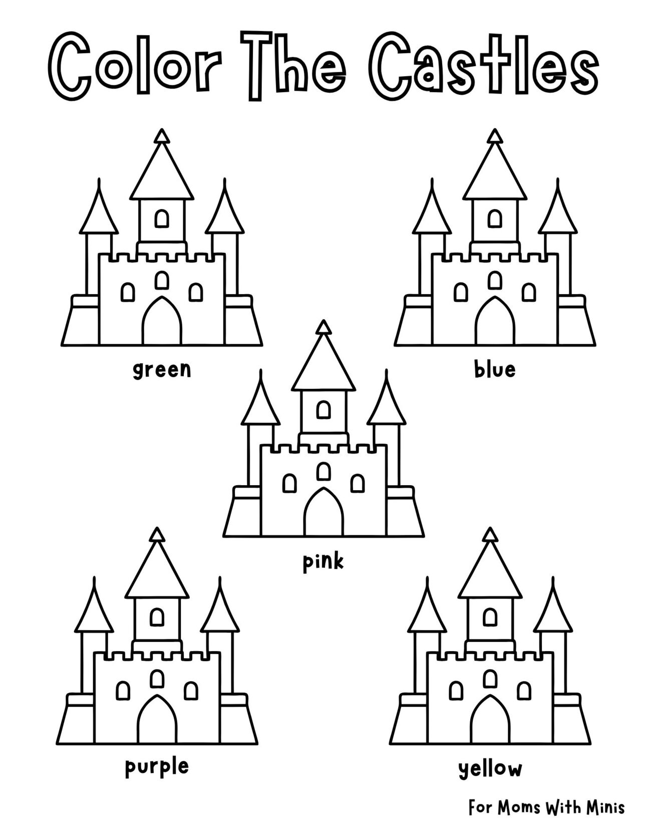 Color The Castles