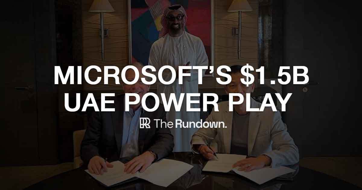 Microsoft's $1.5B AI power play