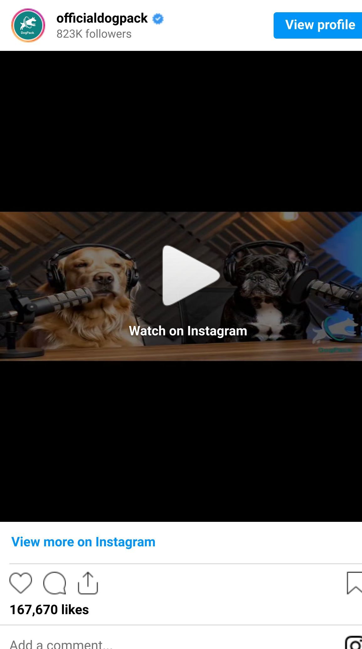 Instagram reel screenshot