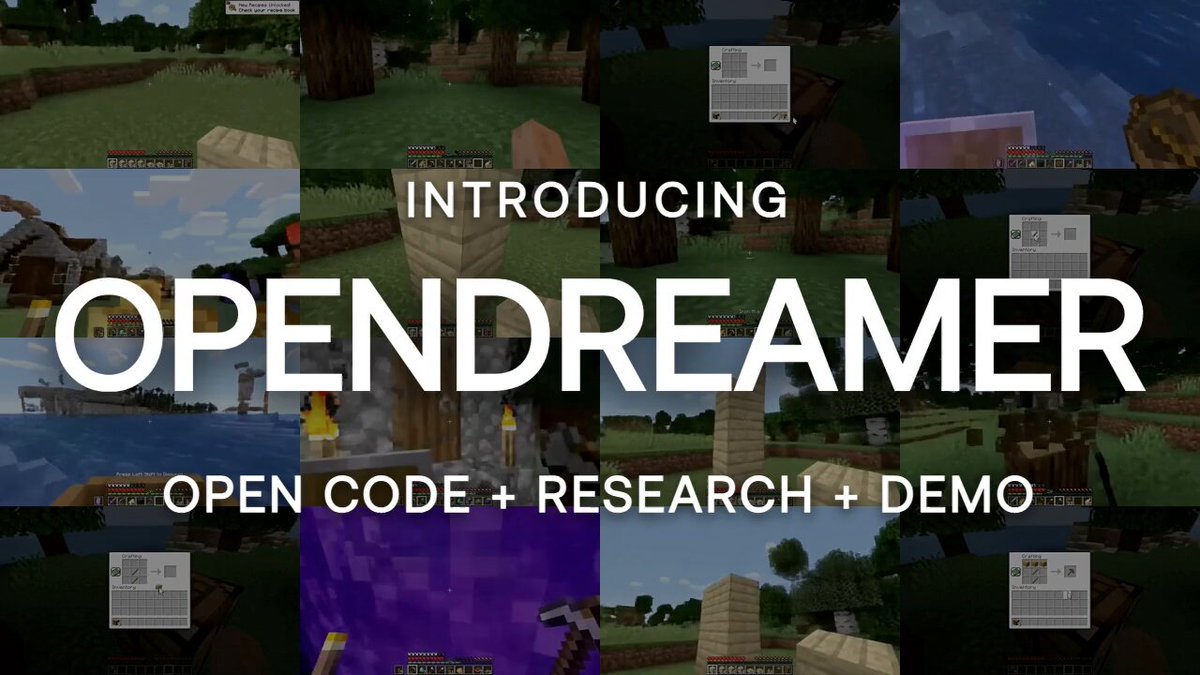 OpenDreamer world model demonstration