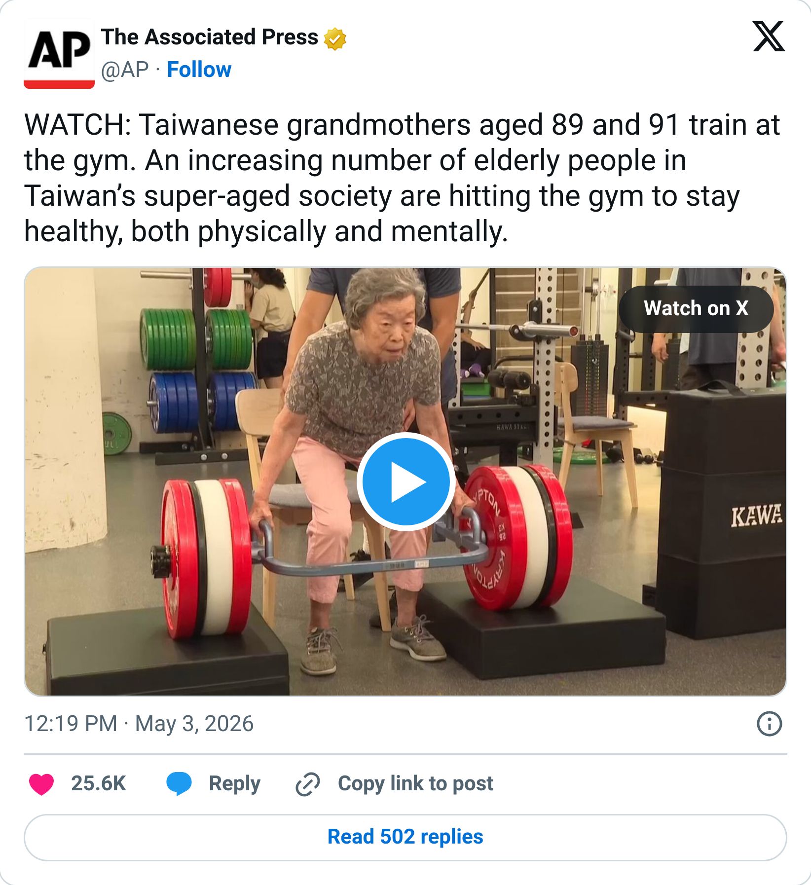 Tweet screenshot