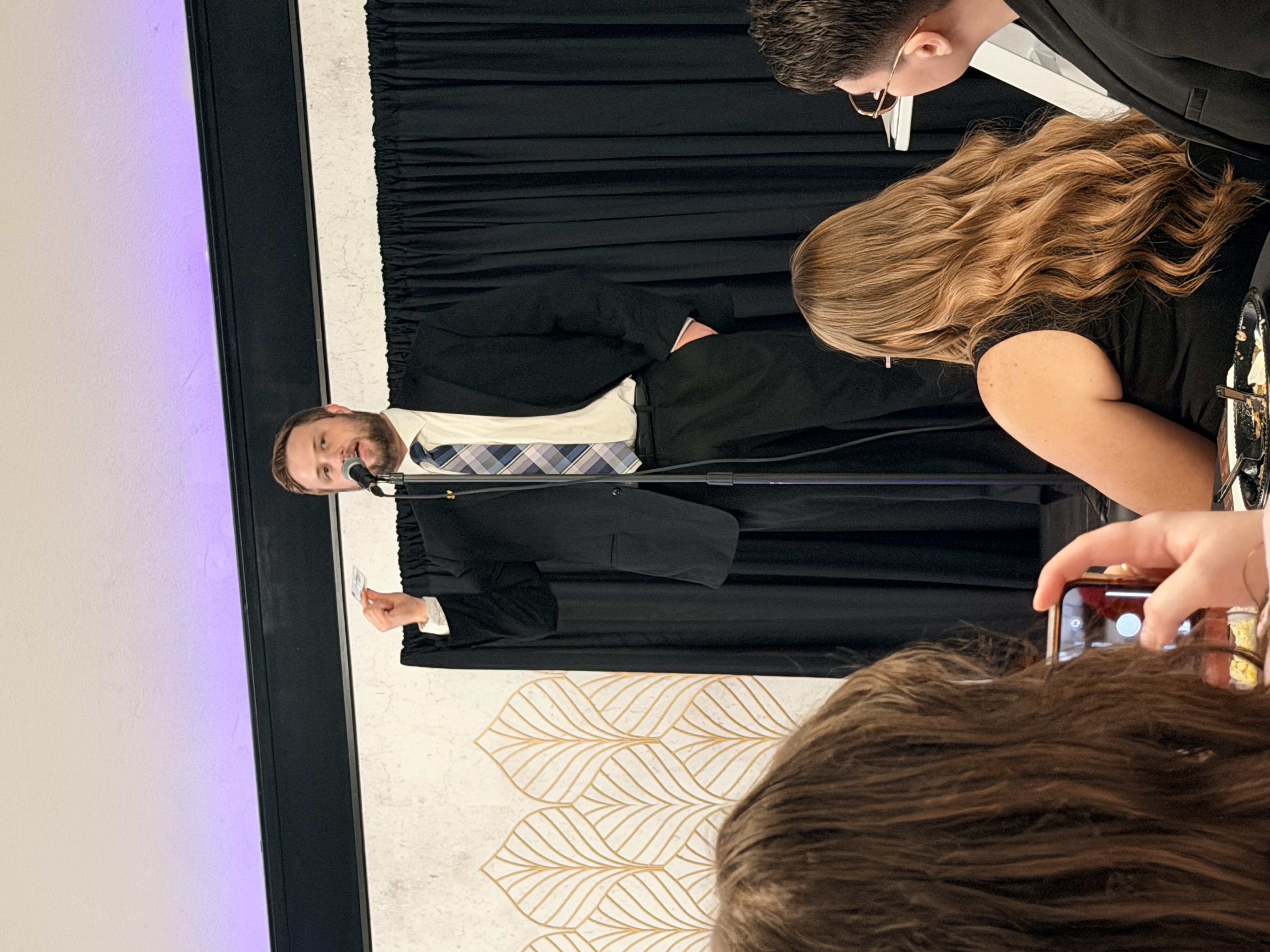 Judge Charlie Argana speaking at Marquee on Main