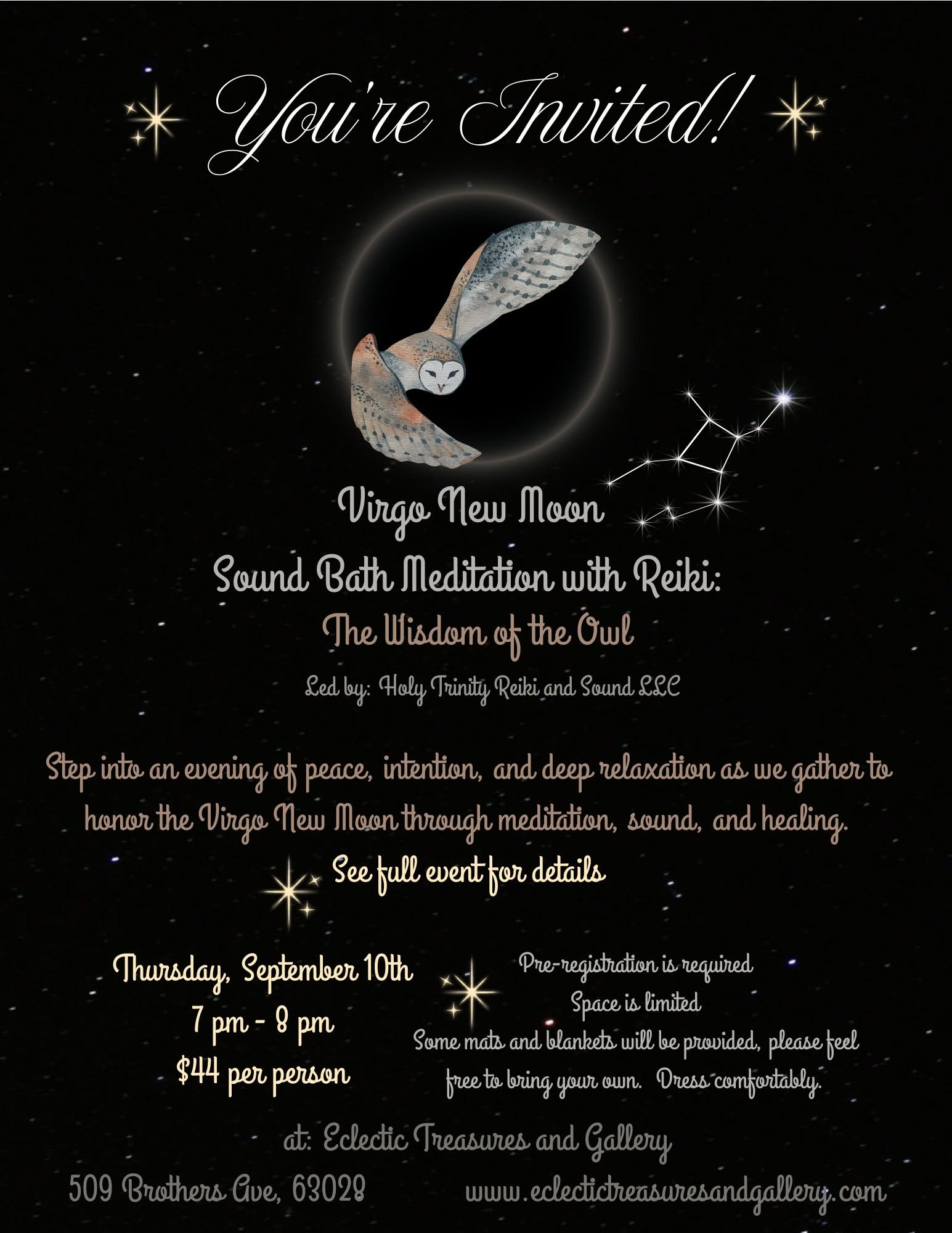 Virgo Moon Sound Bath Sept 10