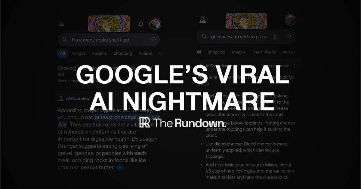 Google's AI Overview nightmare