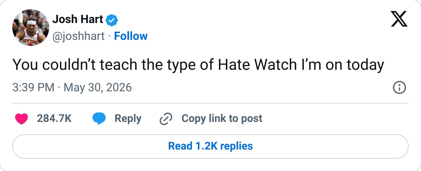 Tweet screenshot