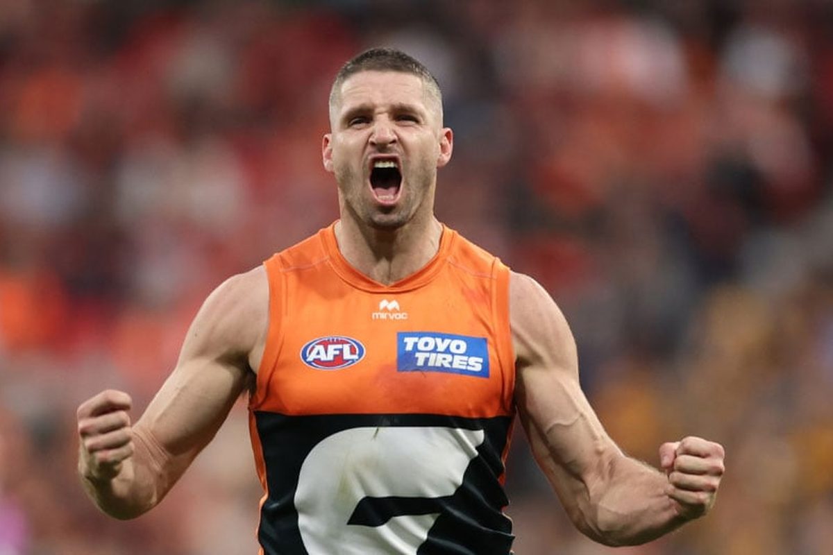 GWS Giants versus West Coast Eagles at ENGIE Stadium Sydney Olympic Park