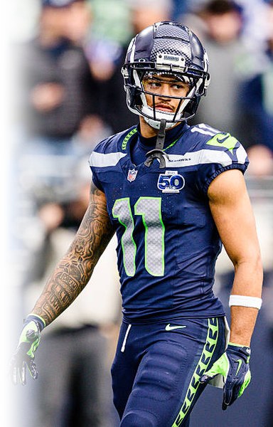 Seahawks wide receiver at Lumen Field
