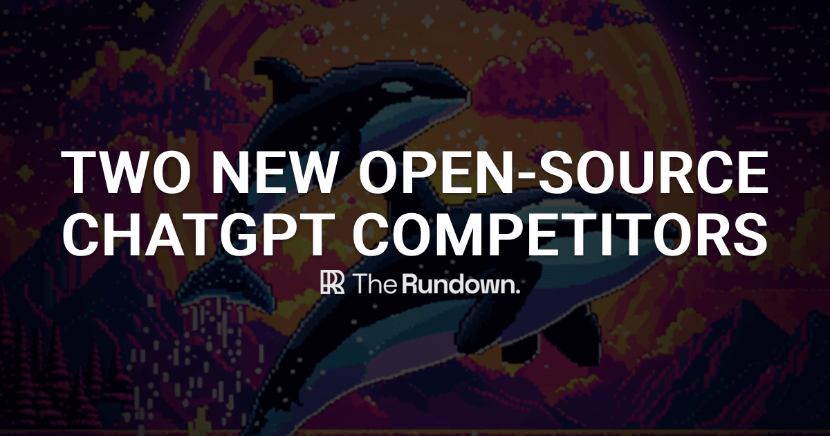 🤖 Stability AI releases 2 new ChatGPT competitors