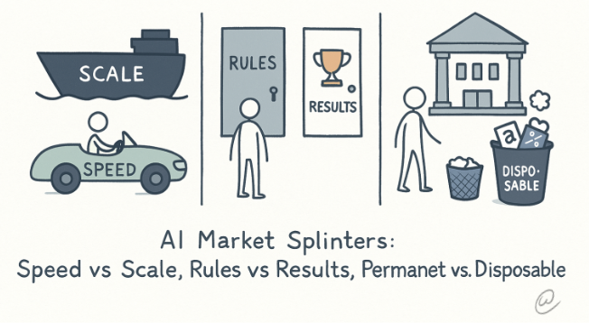 AI Market Shows 3 Critical Splinters Now