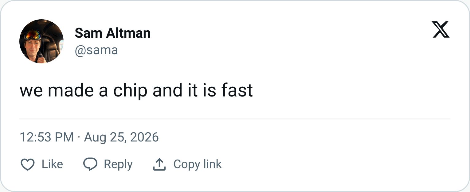 Tweet screenshot