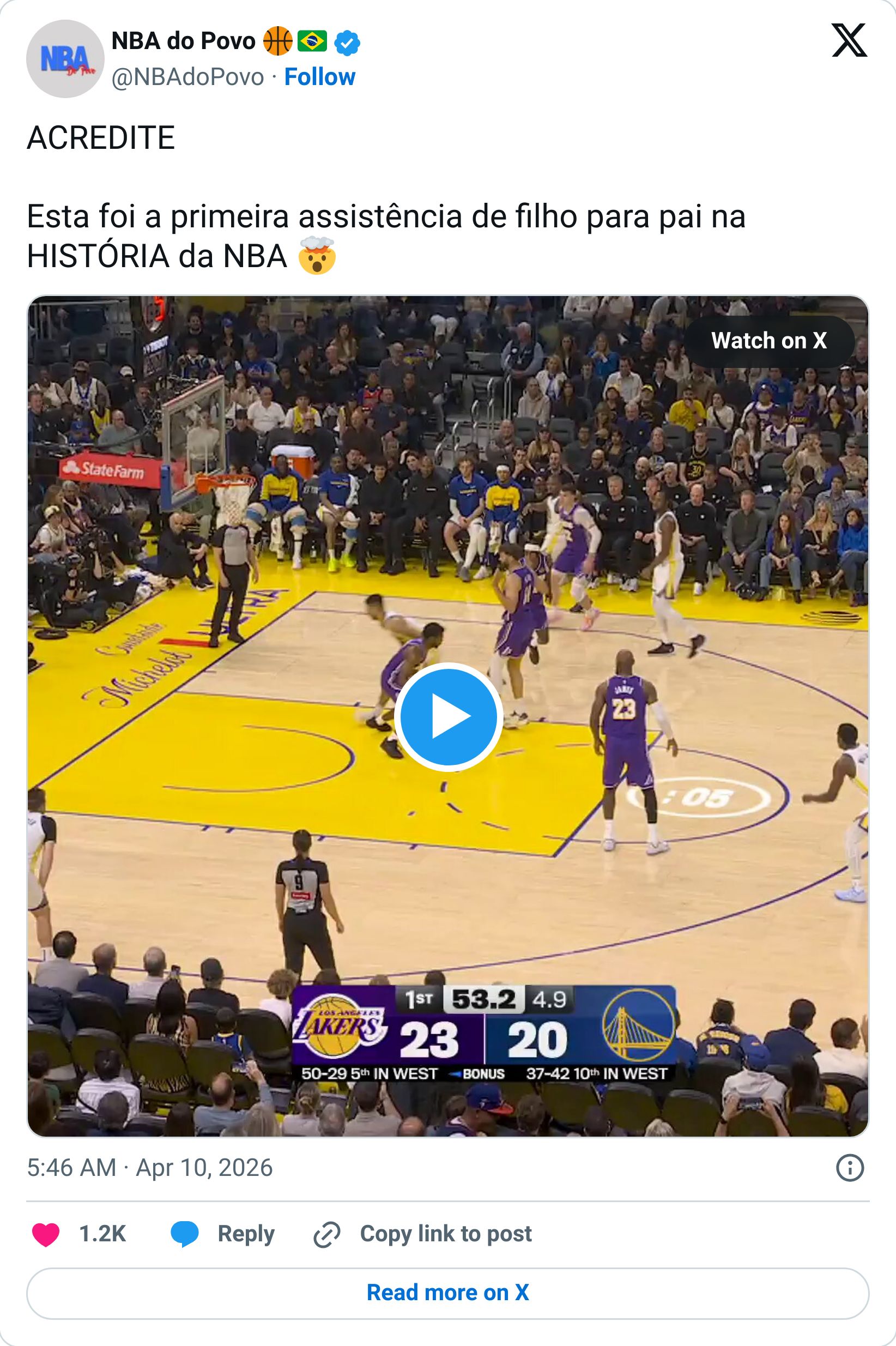 Tweet screenshot