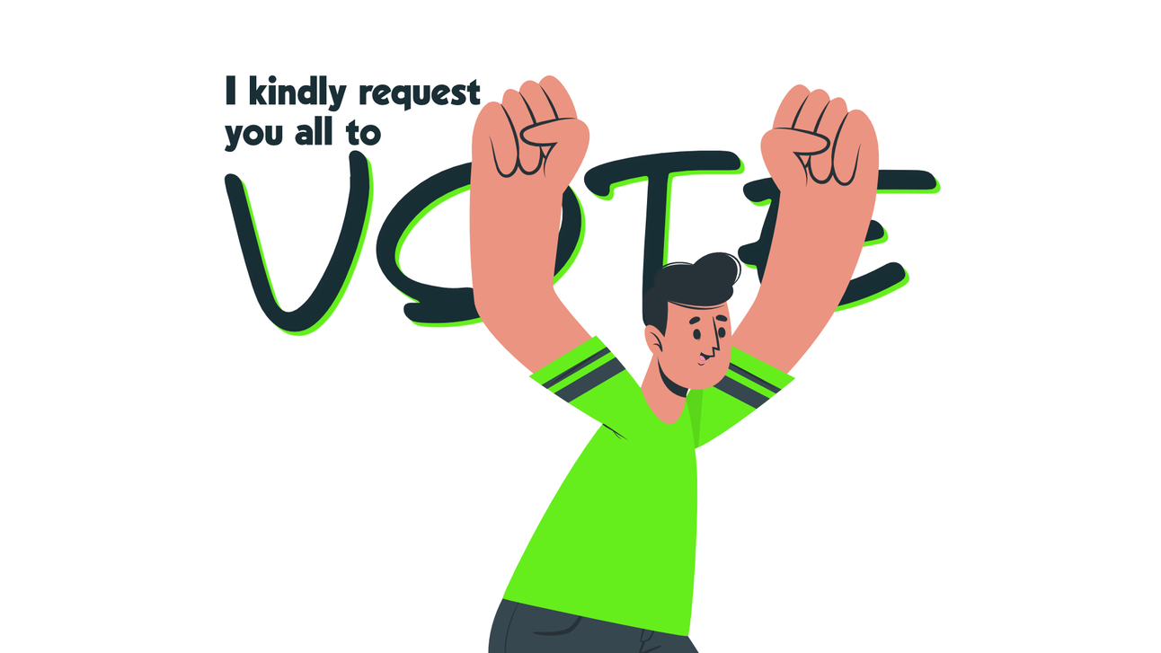 I request you all to VOTE