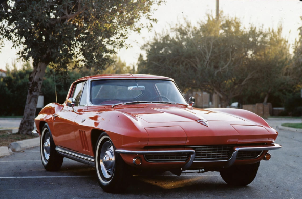 1963 Corvette Sting Ray Split-Window Coupe in Riverside Red