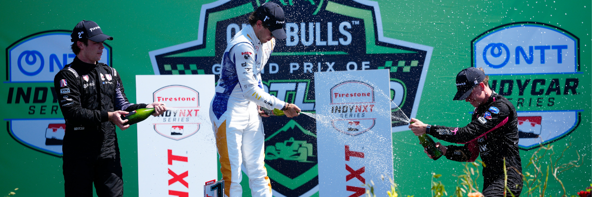 Max Taylor, No. 28 Andretti Global car, Portland International Raceway