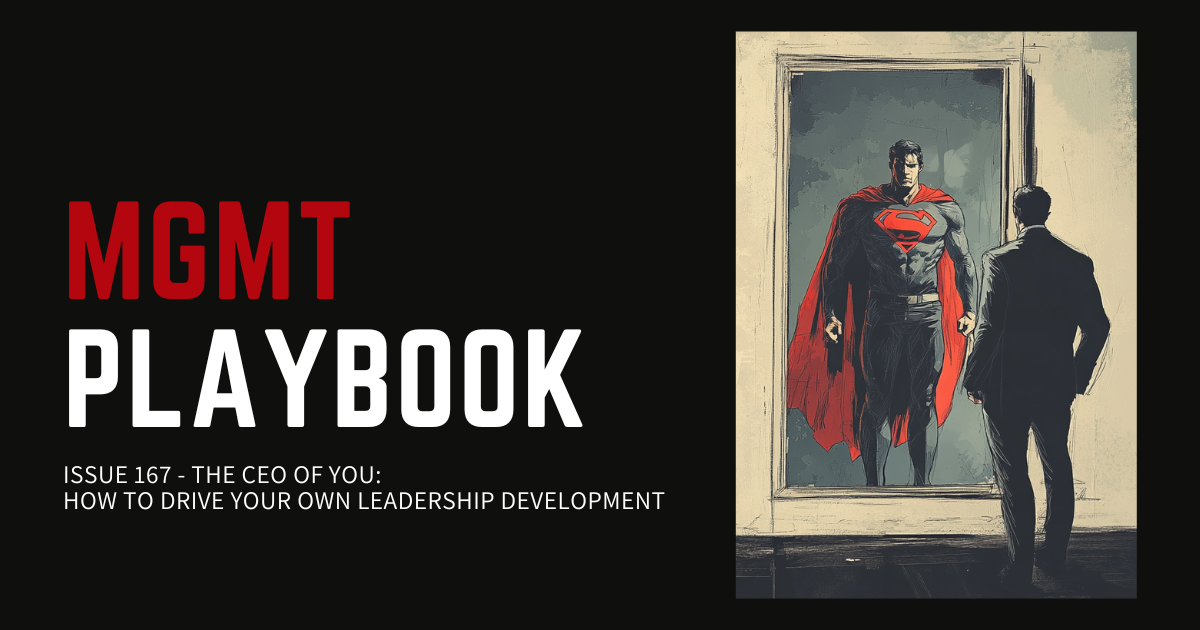 The CEO of You: How to Drive Your Own Leadership Development