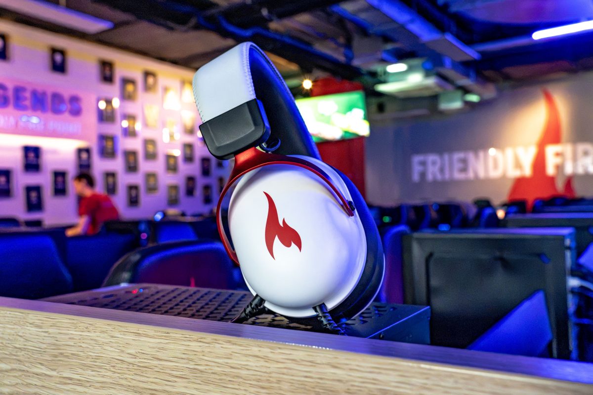 Friendly Fire gaming cafe.