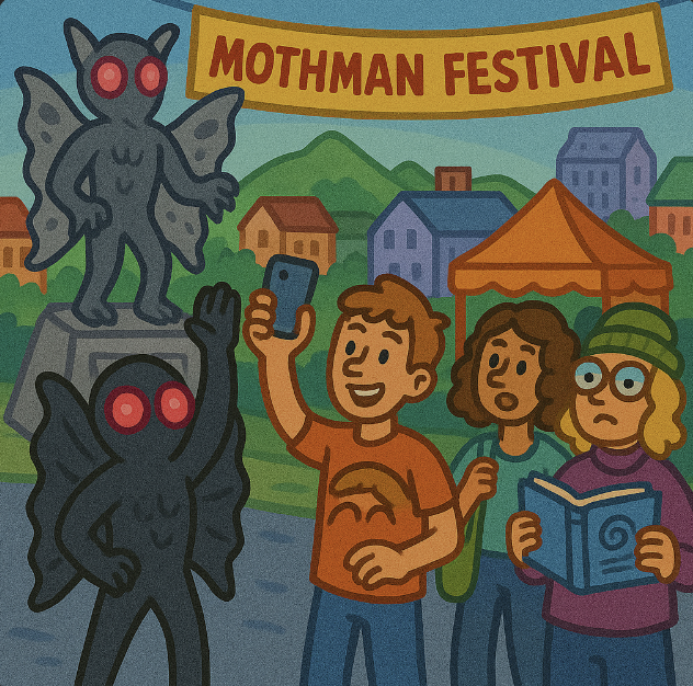 Devotees of the mysterious Mothman descend on its West Virginia hometown