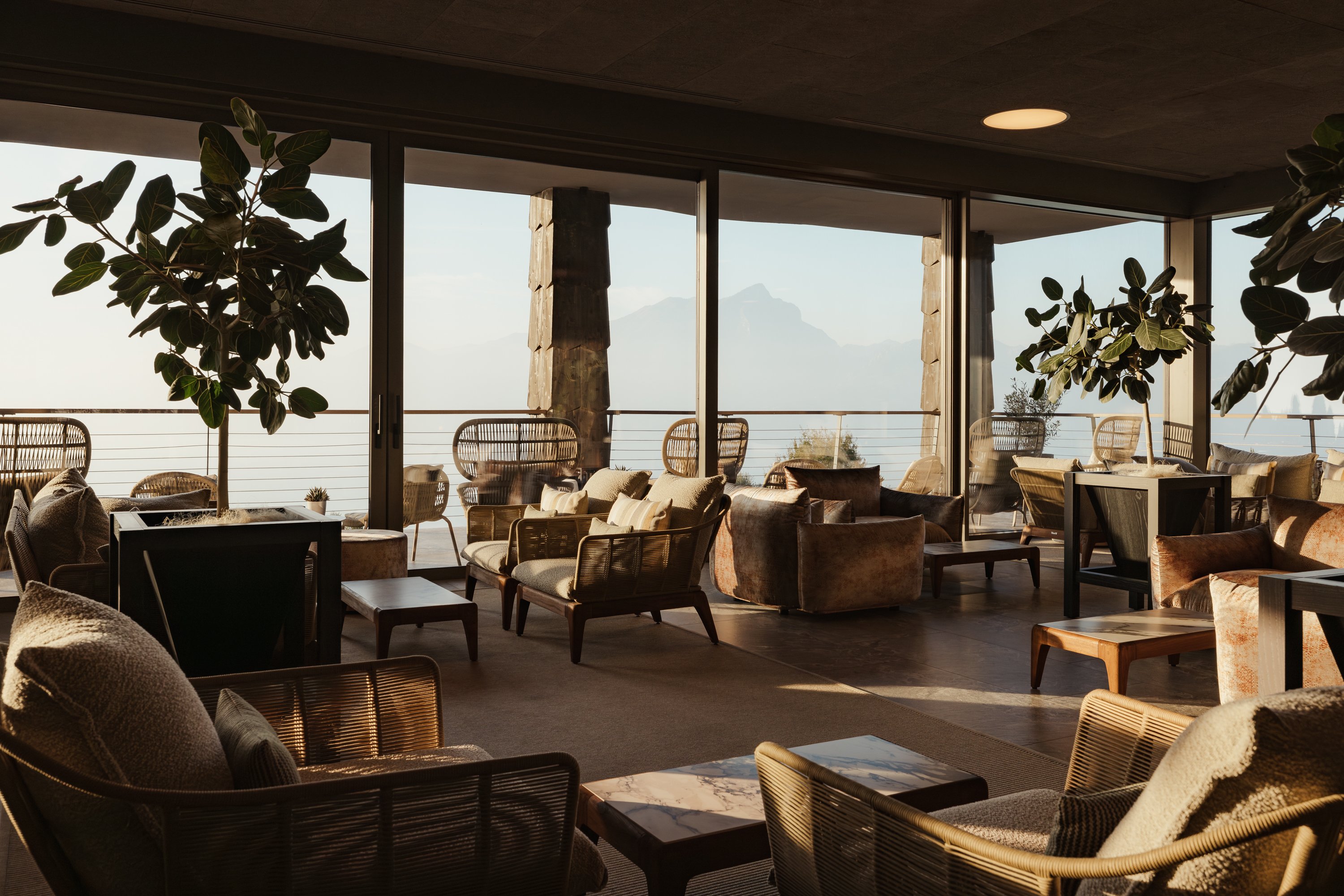 Lake views through Cape of Senses’ lounge windows