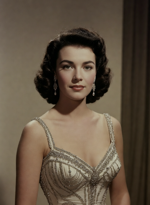 Julie Newmar classic 1960s studio portrait