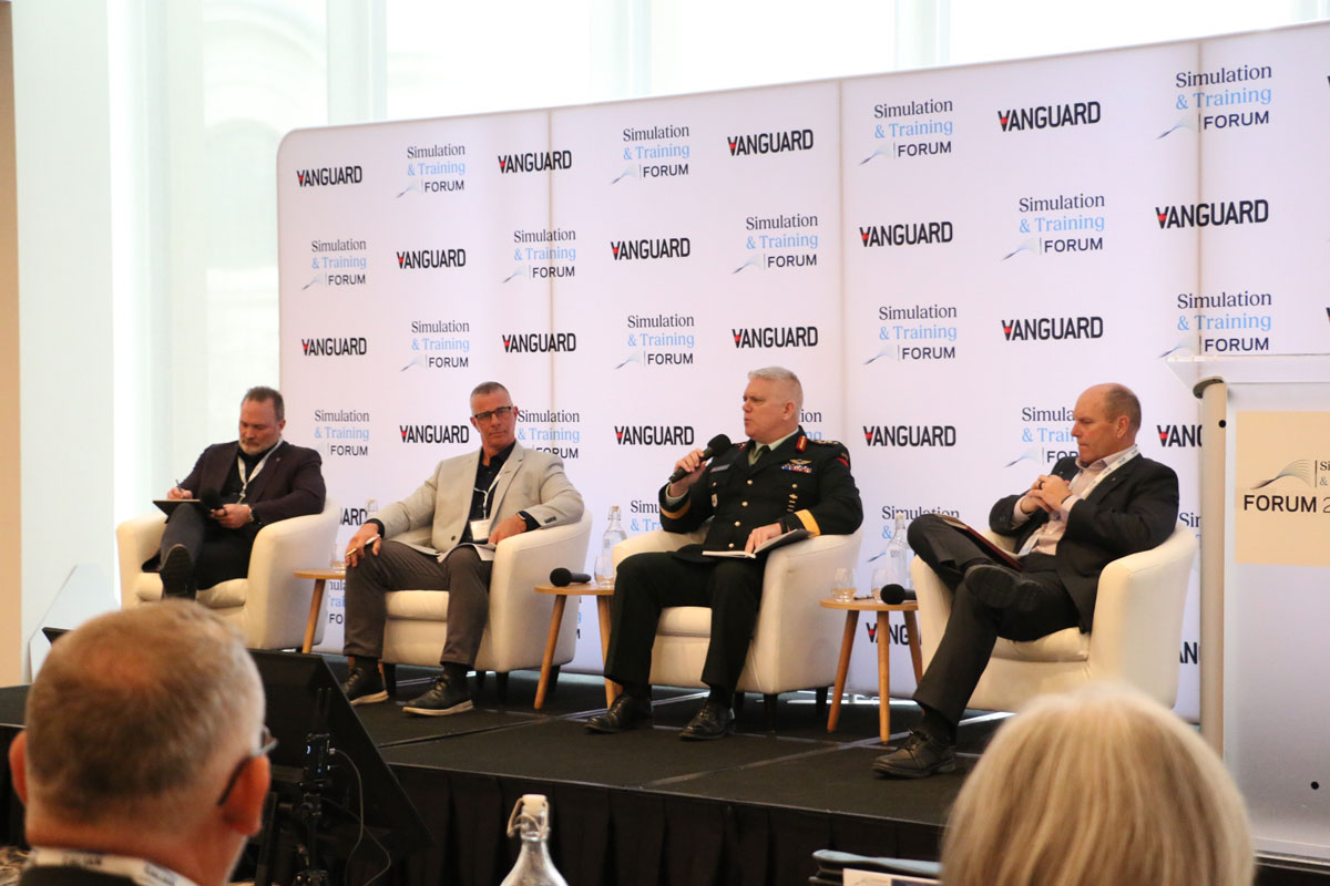 Panel discussion at the Simulation and Training Forum