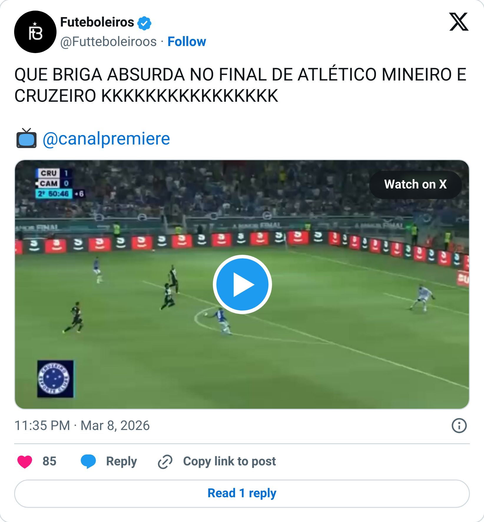 Tweet screenshot