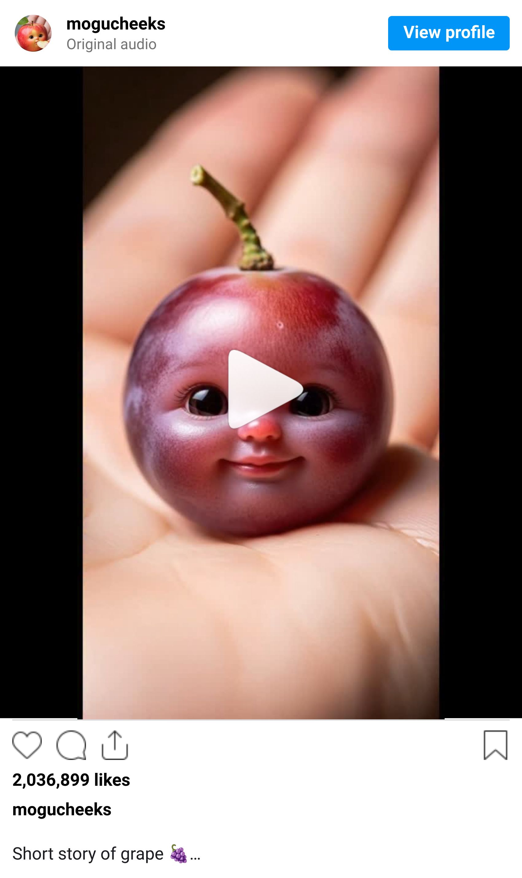 Instagram reel screenshot