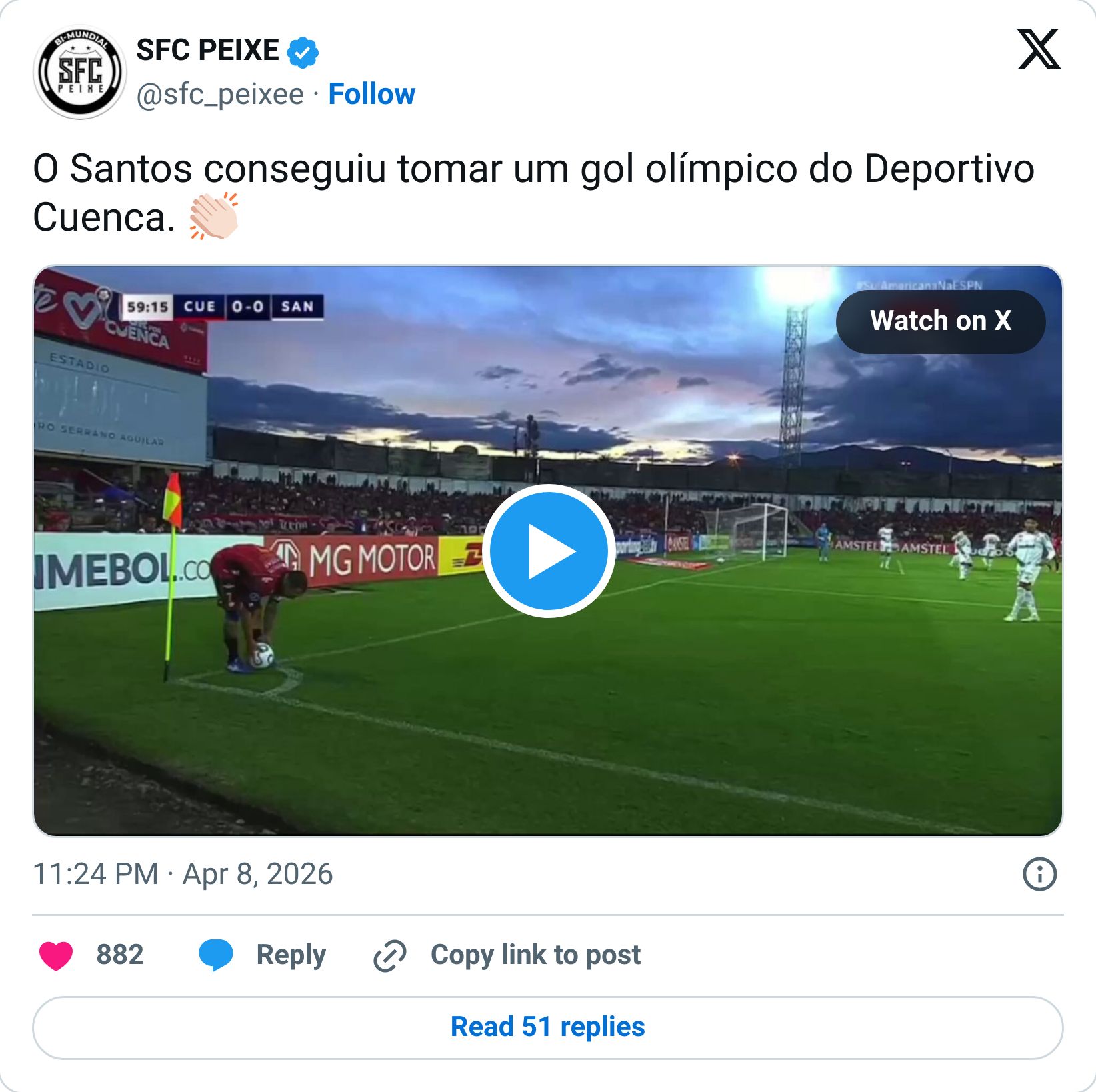 Tweet screenshot