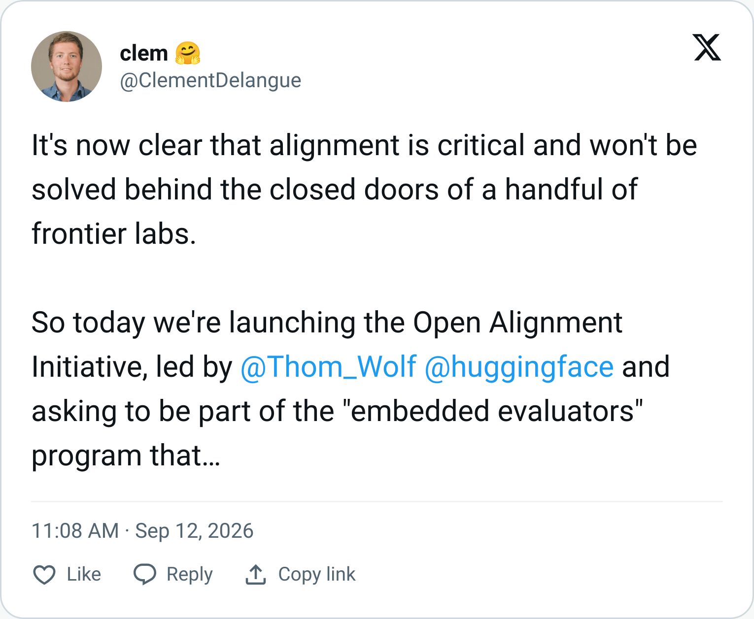 Tweet screenshot