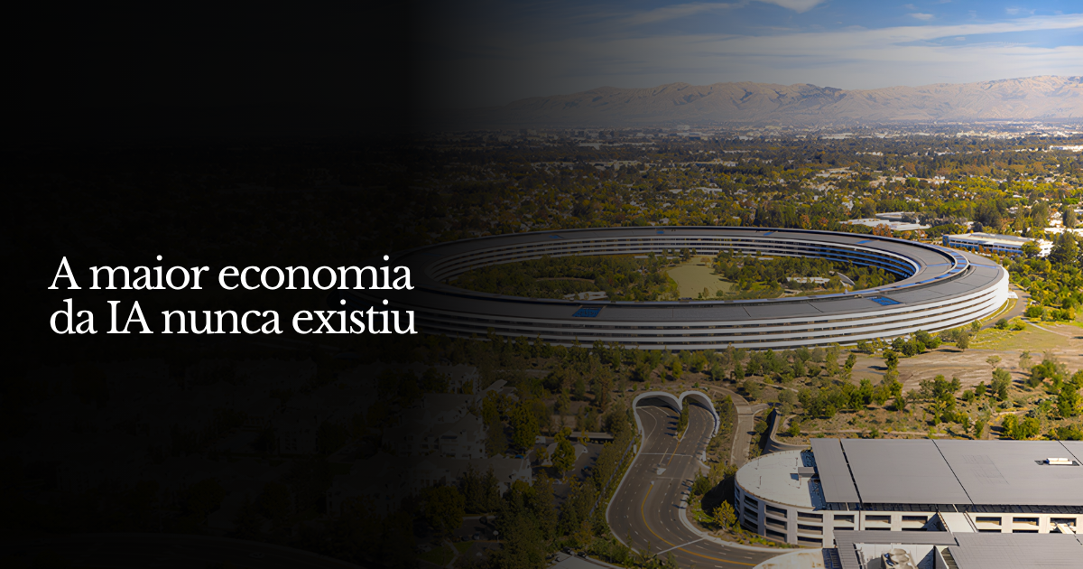 A maior economia da IA nunca existiu