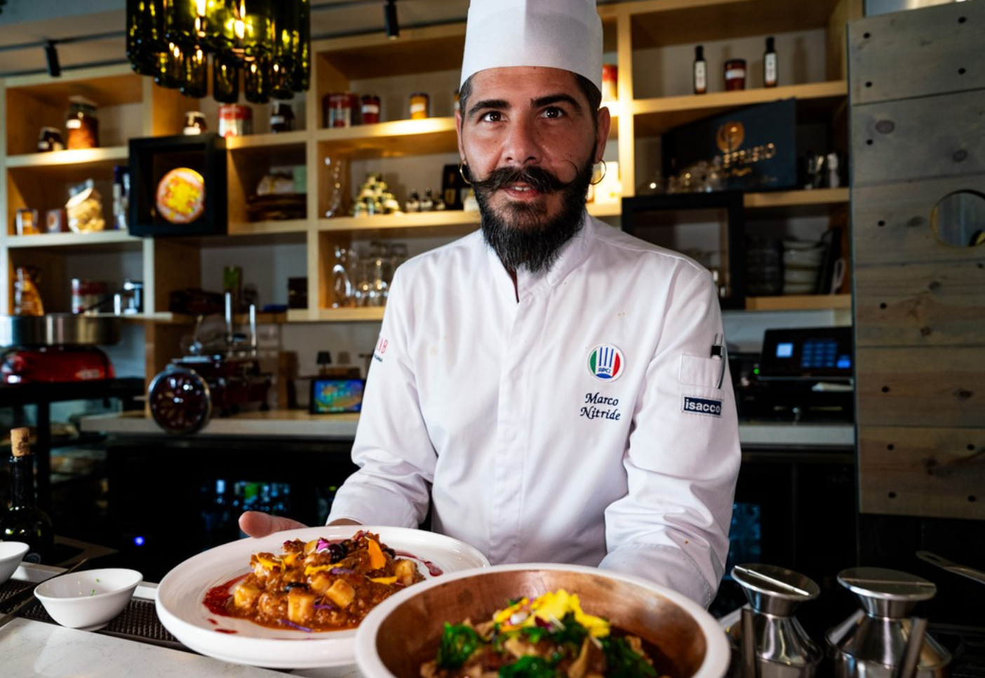 Fresh pasta dish at Casa Neri in Naples